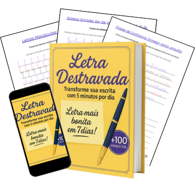 Mockup da apostila Letra Destravada